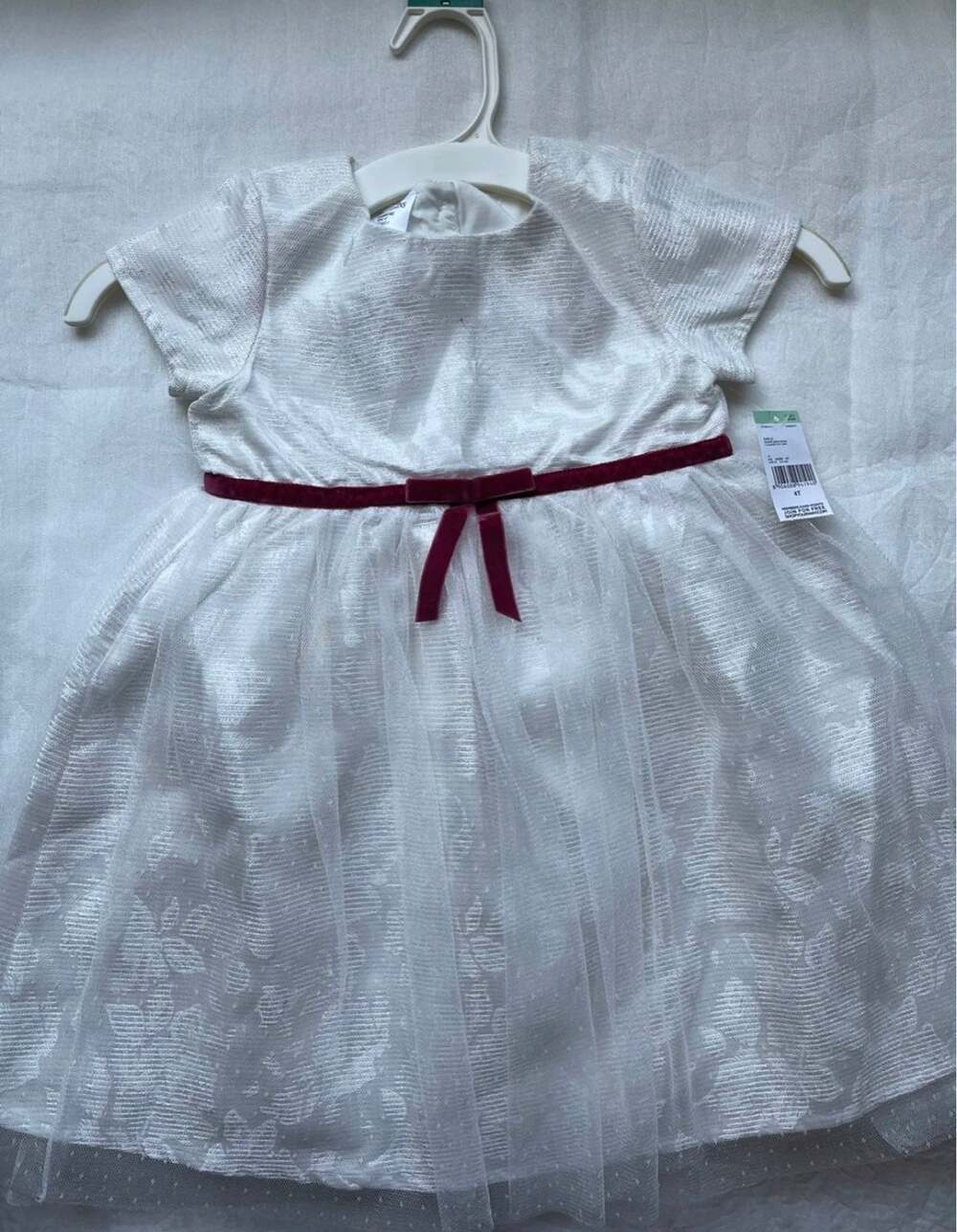 Beautiful White Girls Dress Size 4T